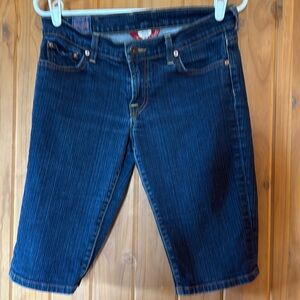 Lucky Brand Dark Blue Denim Jean shorts